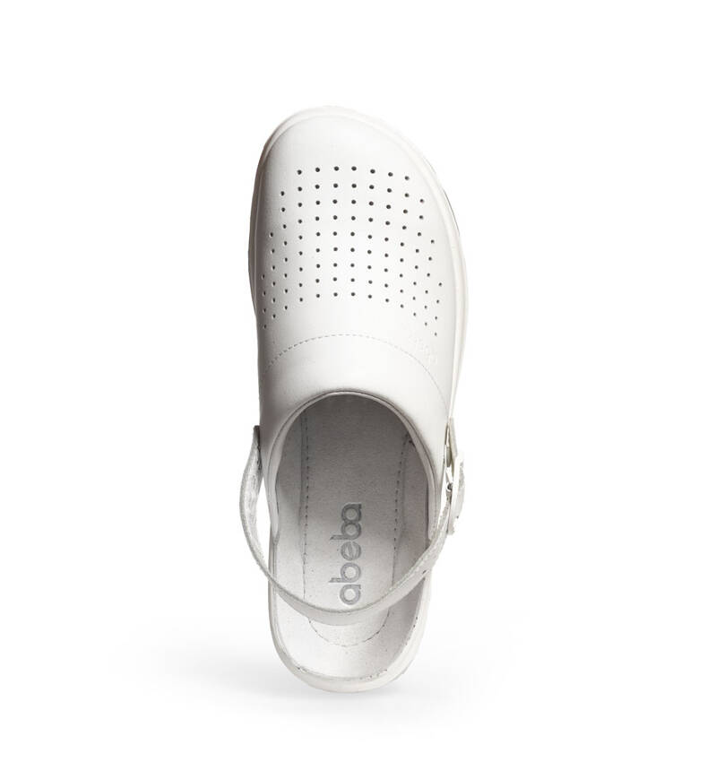 Abeba ACTIVE OB SRC white clogs 87020