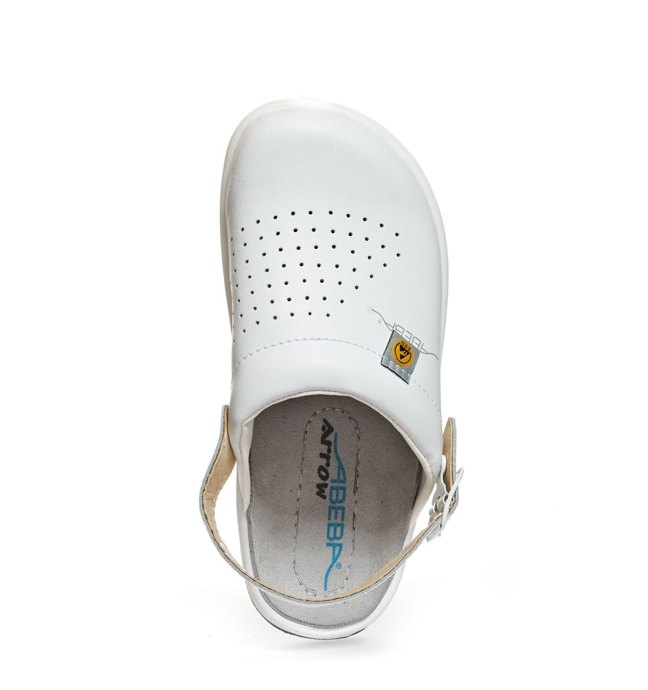 Abeba Arrow ESD OB white sandals 35600