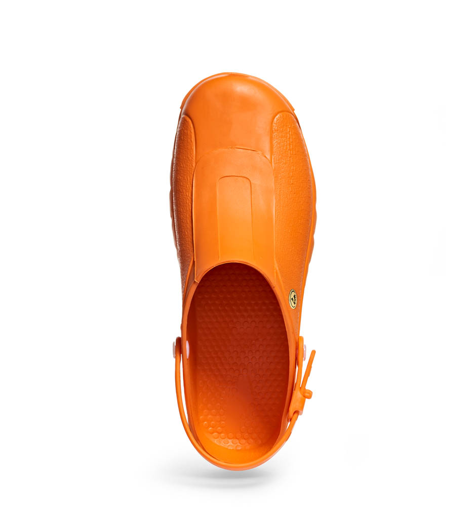 Abeba Autoclav ESD OB SRC orange clogs 39630