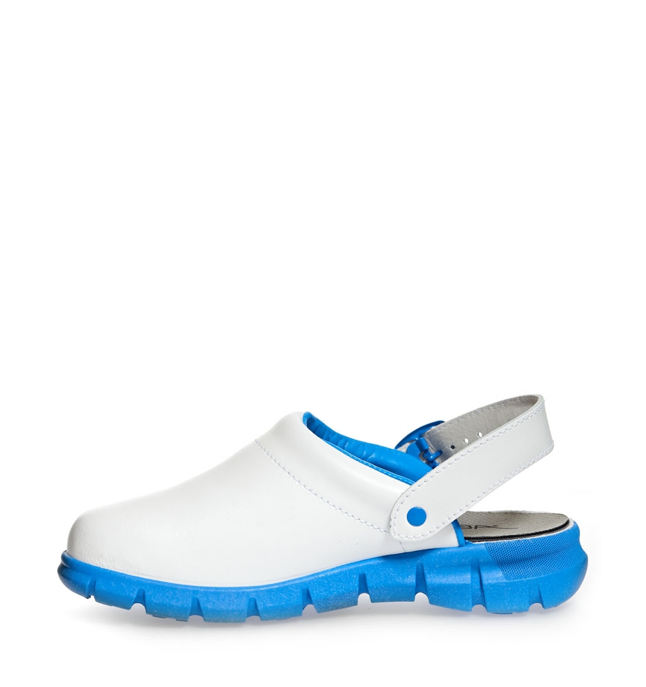 Abeba Dynamic OB SRC white/blue clogs 7312