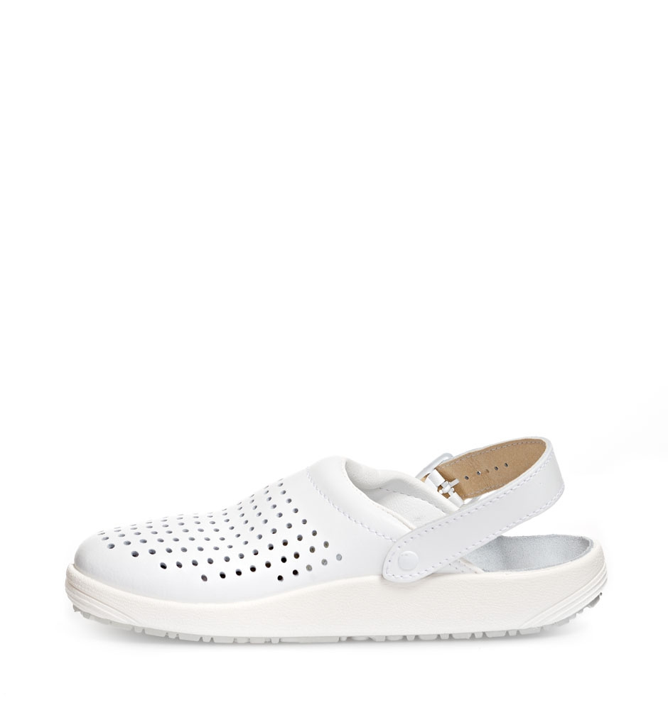 Abeba Rubber OB SRC white clogs 9300