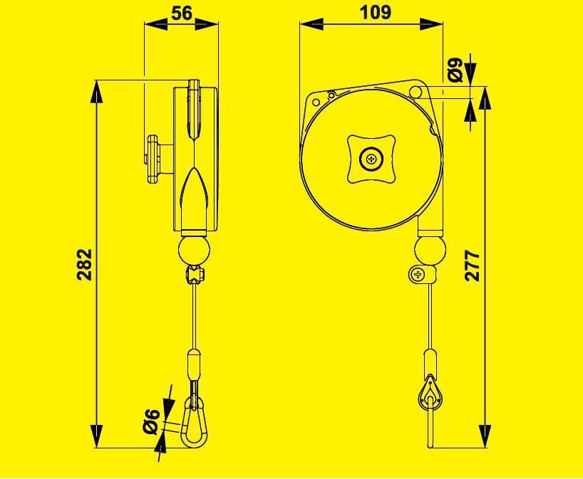 Tecna 9310 ATEX balancer