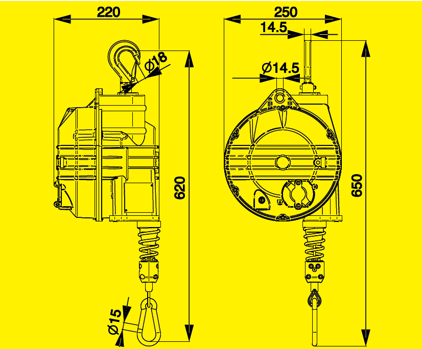 Tecna 9503 ATEX balancer