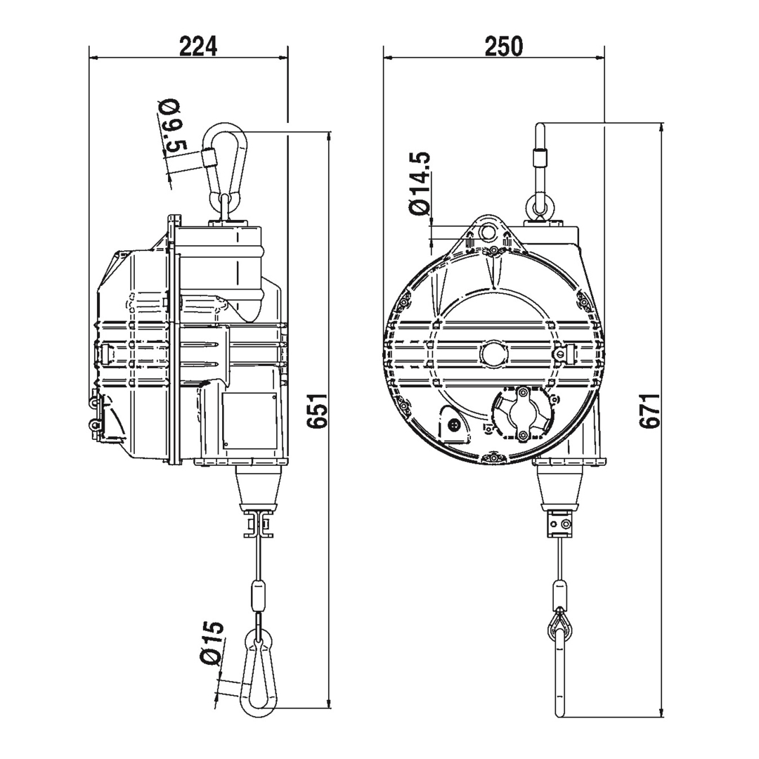 Tecna 9524RL balancer