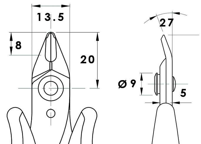 Piergiacomi TR 25 L plier