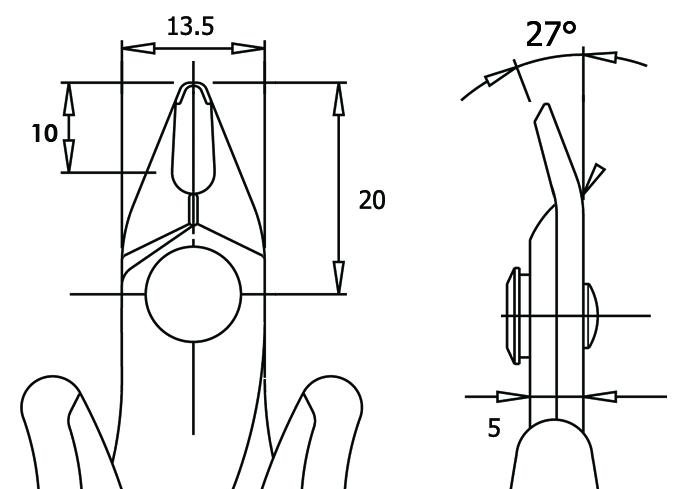 Piergiacomi TRE 03 NB plier