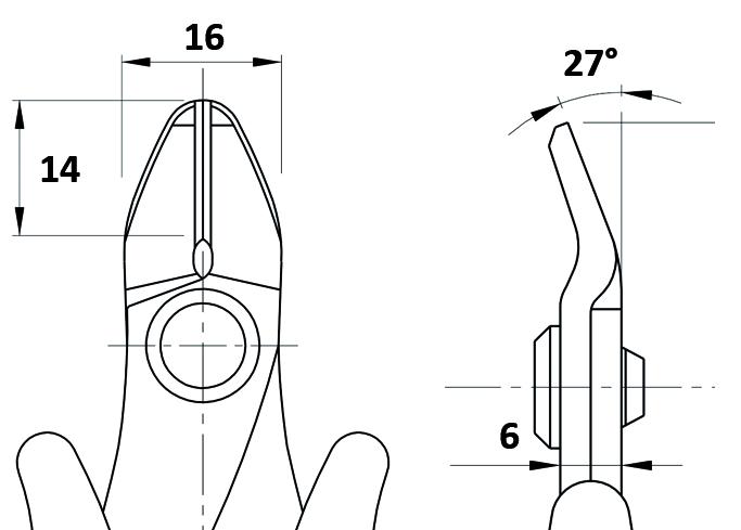 Piergiacomi TRR 58 G plier