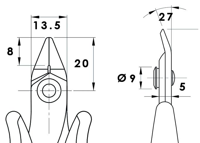 Piergiacomi TR 25 15 L plier