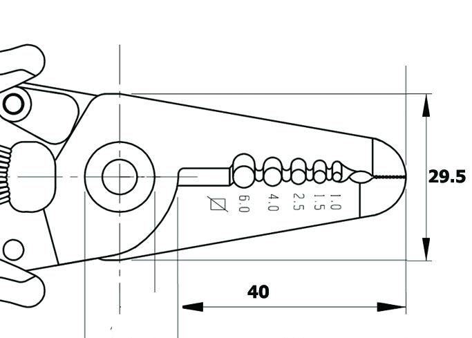 Piergiacomi CSP 30.10 cable shears-wire stripper