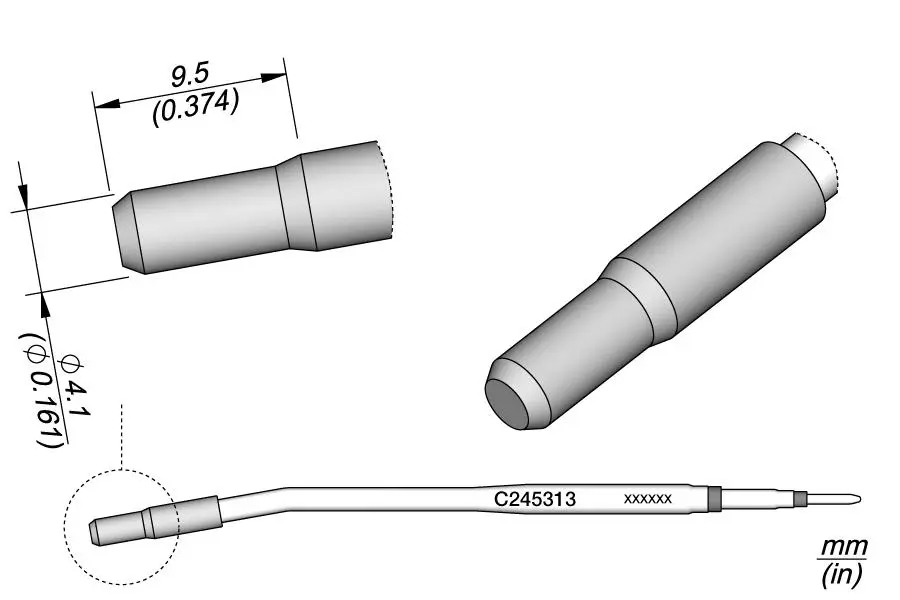 JBC C245-313 Heat Staking Cartridge