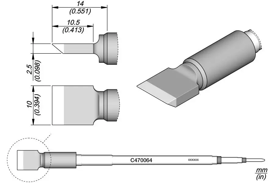 JBC C470-064 Blade Cartridge