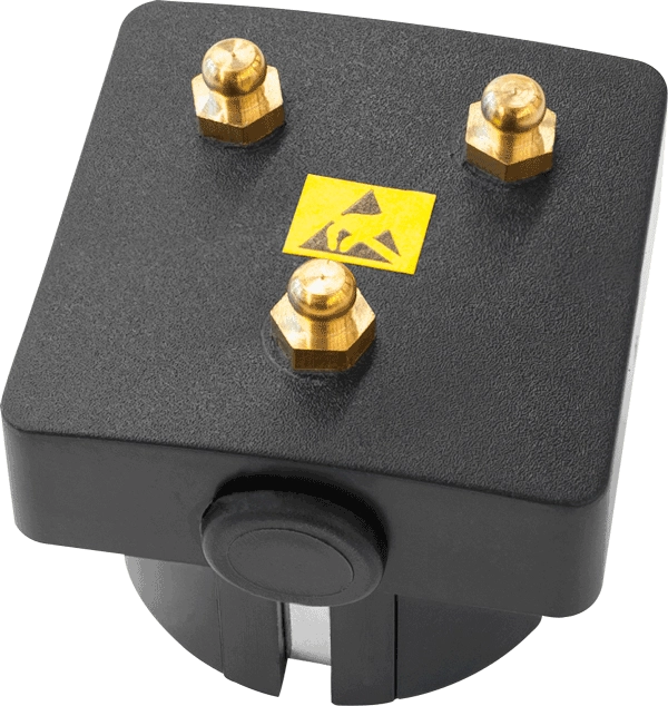 Earth bonding plug, 3x4,5 mm stud