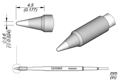 JBC C210-003 Conical Cartridge