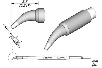 JBC C210-004 Conical Bent Cartridge