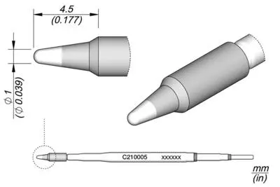 JBC C210-004 Conical Cartridge