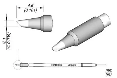 JBC C210-006 Bevel Cartridge