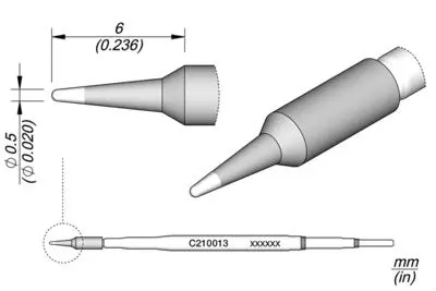 JBC C210-013 Conical Cartridge 