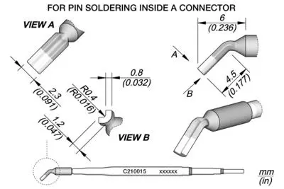 JBC C210-013 Bent Cartridge 