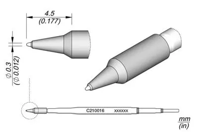 JBC C210-016 Conical Cartridge 