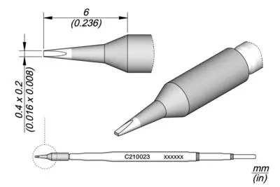 JBC C210-020 Conical Cartridge 