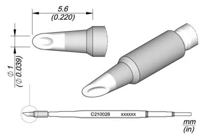 JBC C210-028 Spoon Cartridge 