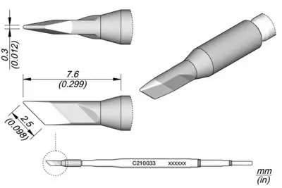 JBC C210-033 Knife Cartridge 