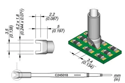 JBC C245-018 Chip Cartridge