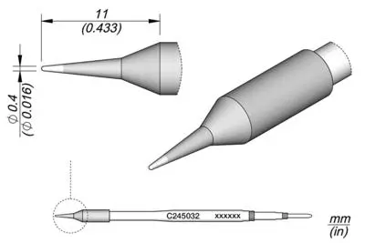 JBC C245-032 Conical Cartridge