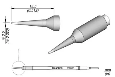 JBC C245-036 Conical Cartridge