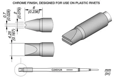 JBC C245-124  Heat staking Cartridge