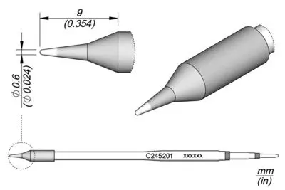 JBC C245-201 Conical Cartridge