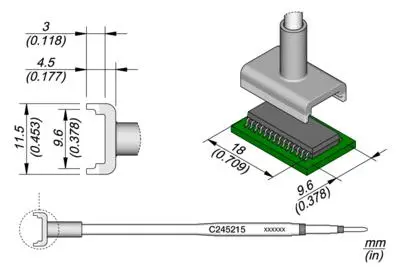 JBC C245-215 Dual In Line Cartridge