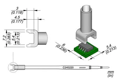 JBC C245-220 Dual In Line Cartridge