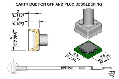 JBC C245-223 QFP Cartridge