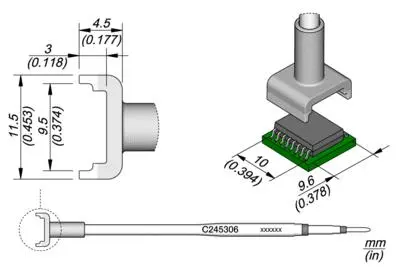 JBC C245-306 Dual In Line Cartridge