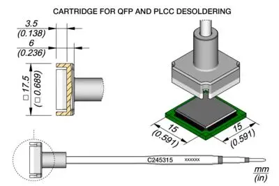 JBC C245-315 QFP Cartridge