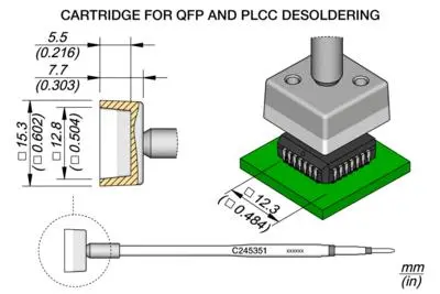 JBC C245-351 QFP Cartridge