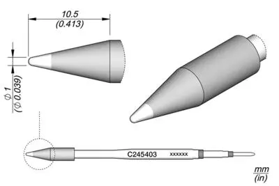 JBC C245-403 Conical Cartridge