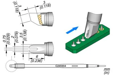 JBC C245-654 Drag Cartridge