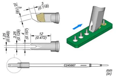 JBC C245-667 Drag Cartridge