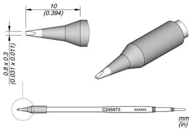 JBC C245-673 Chisel Cartridge