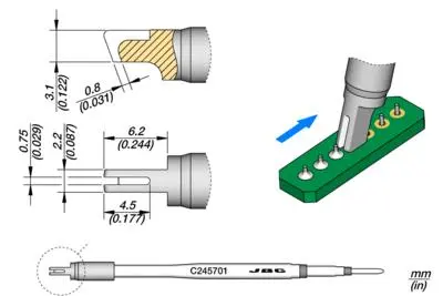 JBC C245-701 Drag Cartridge