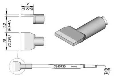 JBC C245-730 Blade Cartridge