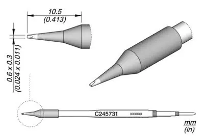 JBC C245-731 Chisel Cartridge