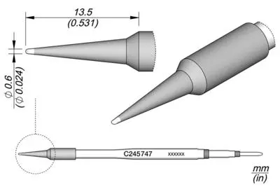 JBC C245-747 Bevel Cartridge