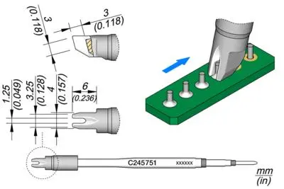 JBC C245-751 Drag Cartridge