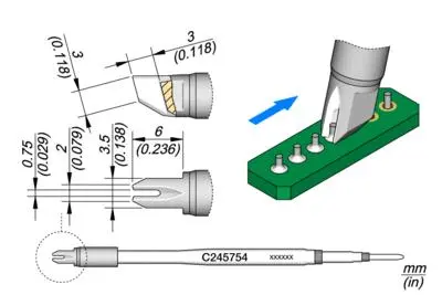 JBC C245-754 Drag Cartridge