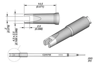 JBC C245-758 Chip Cartridge