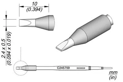 JBC C245-759 Chisel Cartridge