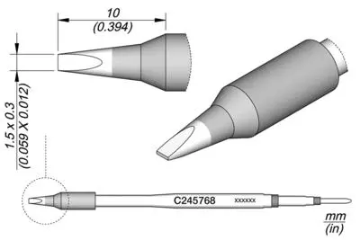 JBC C245-768 ChiselCartridge